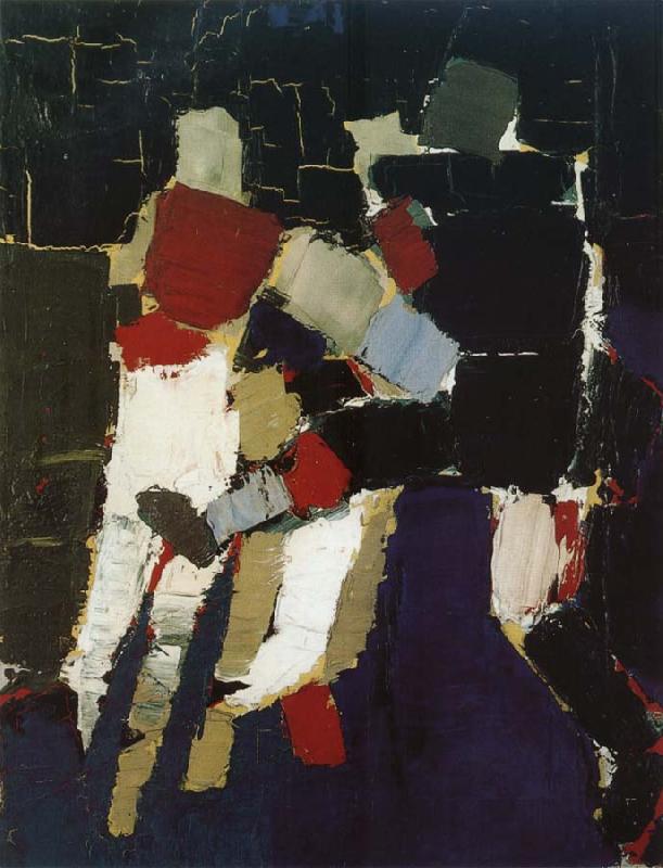 Nicolas de Stael Footballer oil painting image